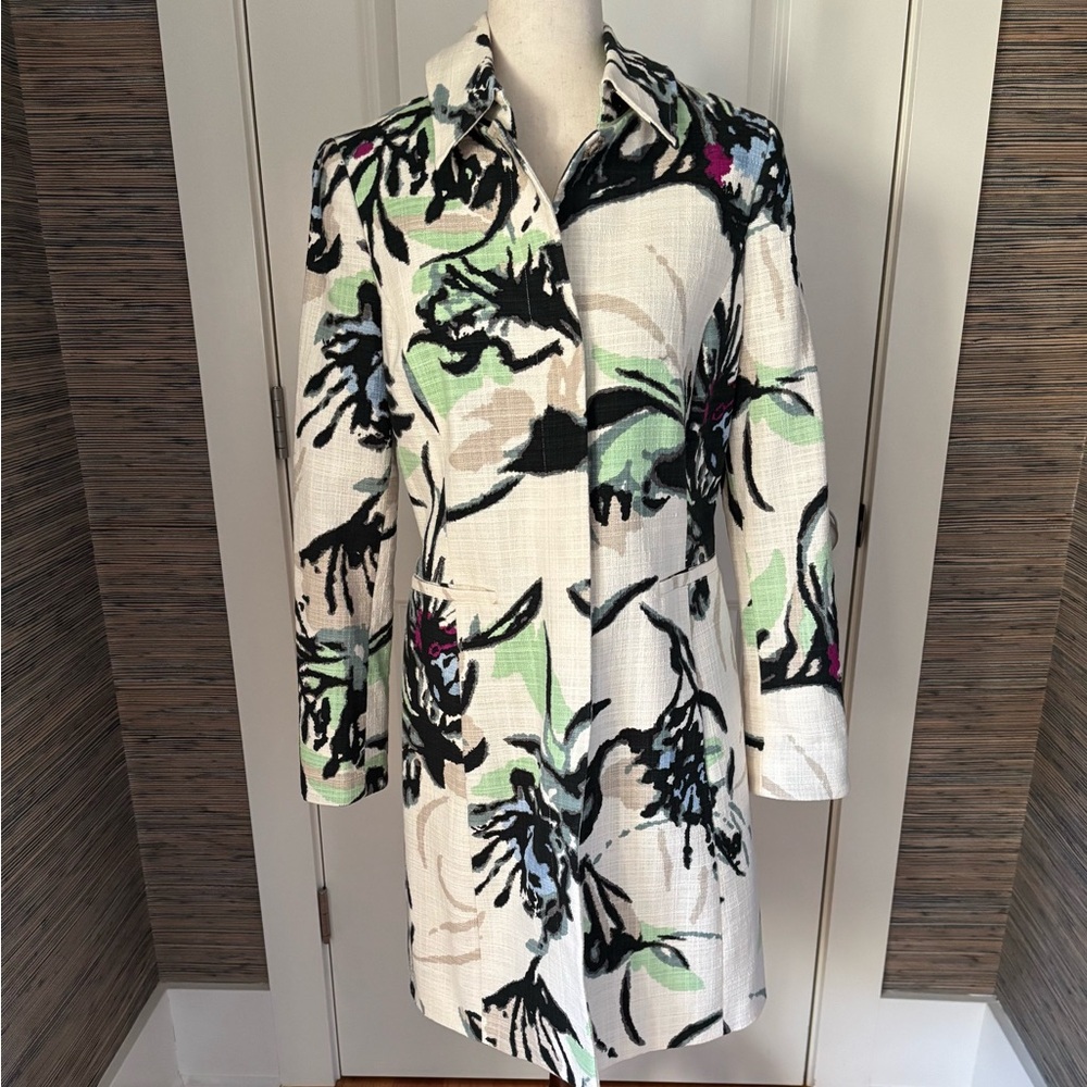 Floral Patterned Coat or Dress